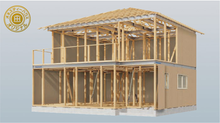オネスティーハウス独自の耐力壁画像