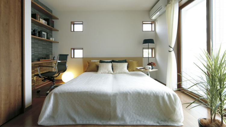 平屋外観パース