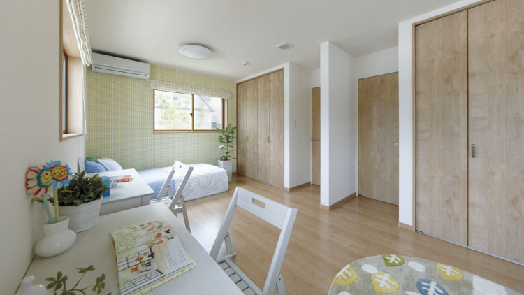 平屋外観パース