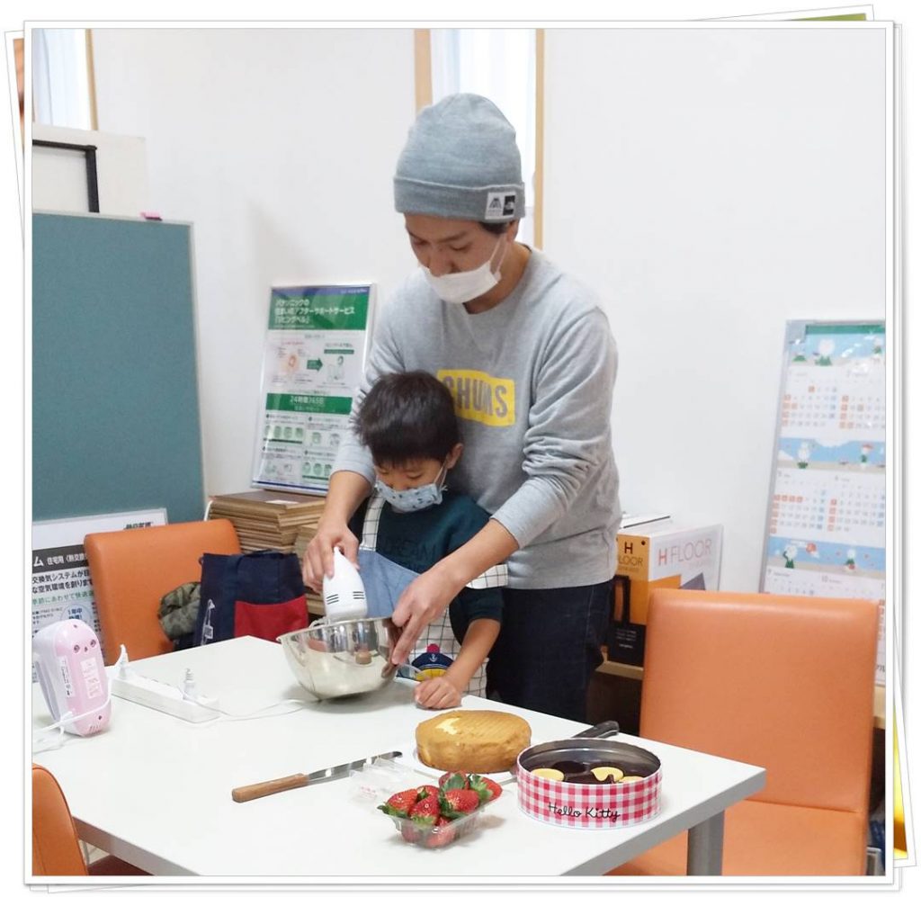 石田屋のクリスマスケーキ作り