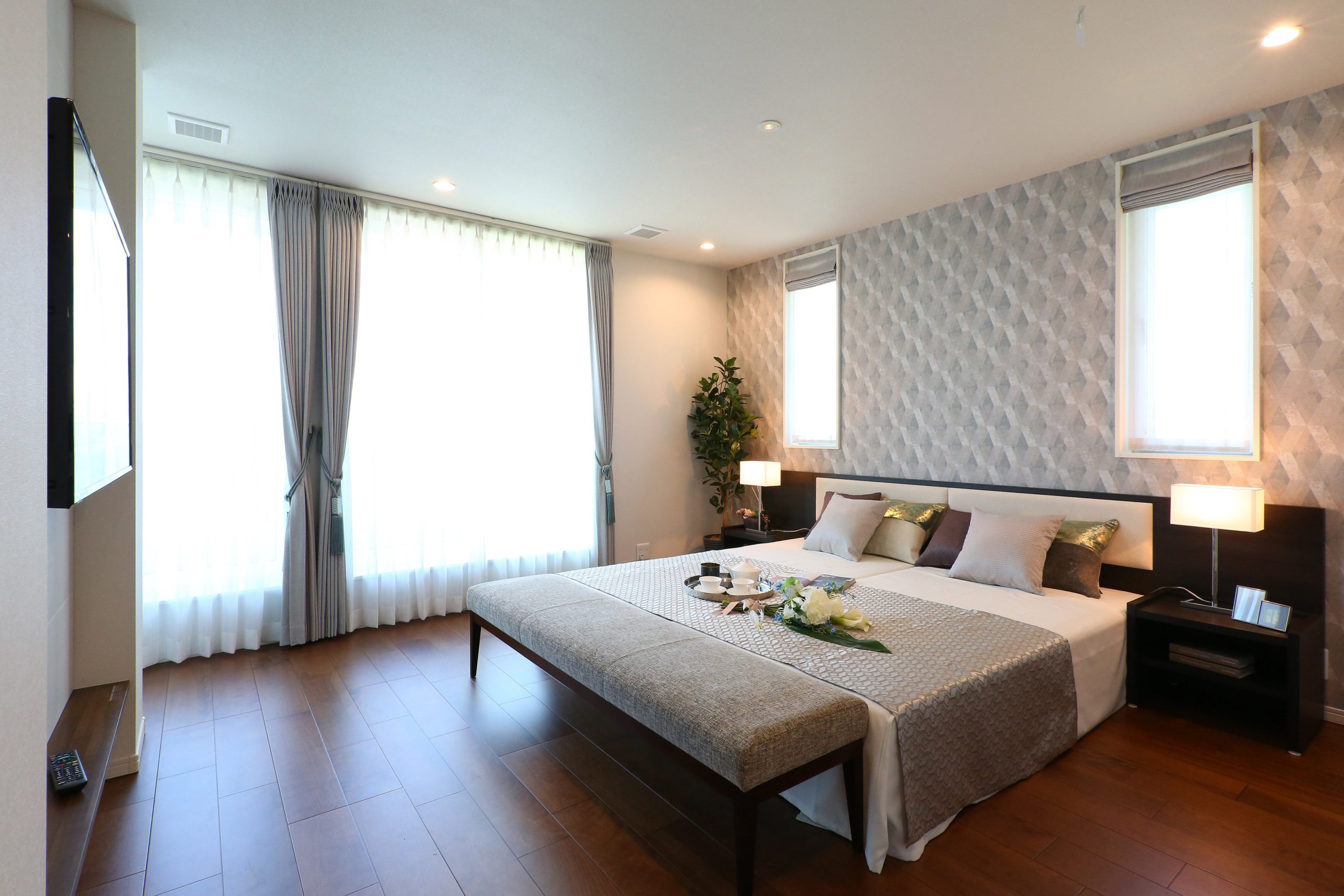 寝室「高崎展示場グランディア」