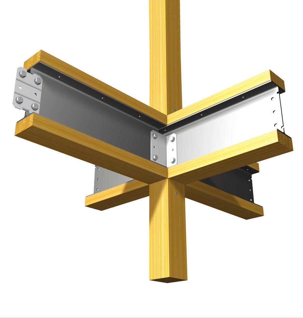 木と鉄でつくる地震に強いハイブリッド工法