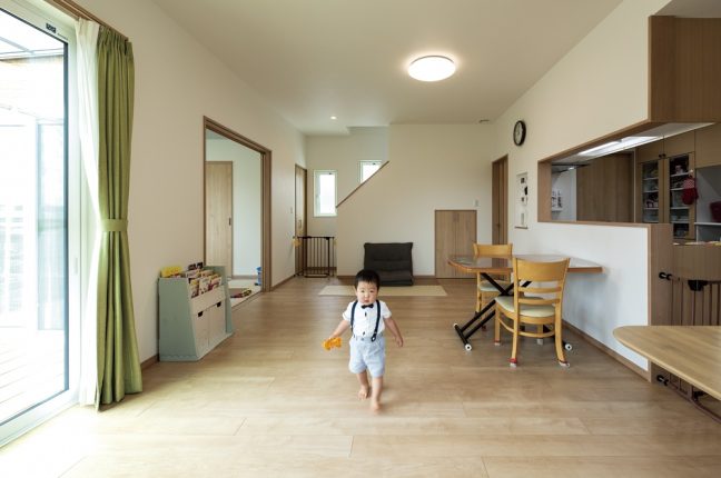 太陽光システム付き住宅の建築実例