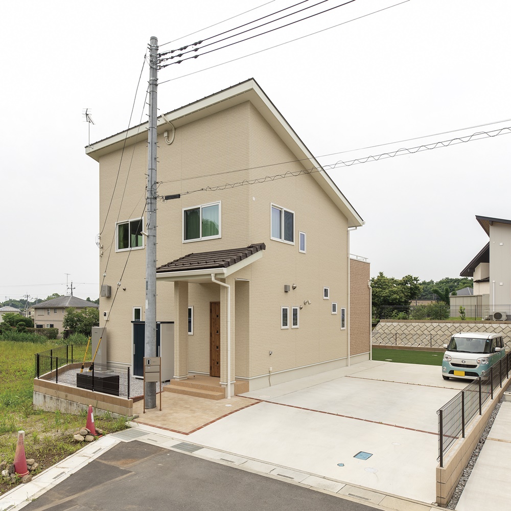 太陽光システム付き住宅の建築実例